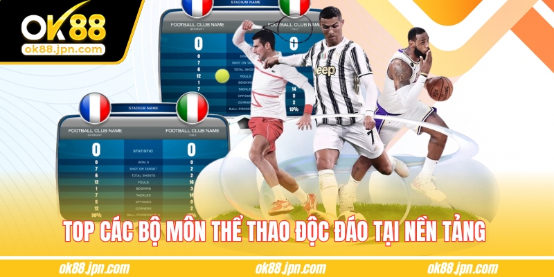 Top các bộ môn thể thao độc đáo tại nền tảng 